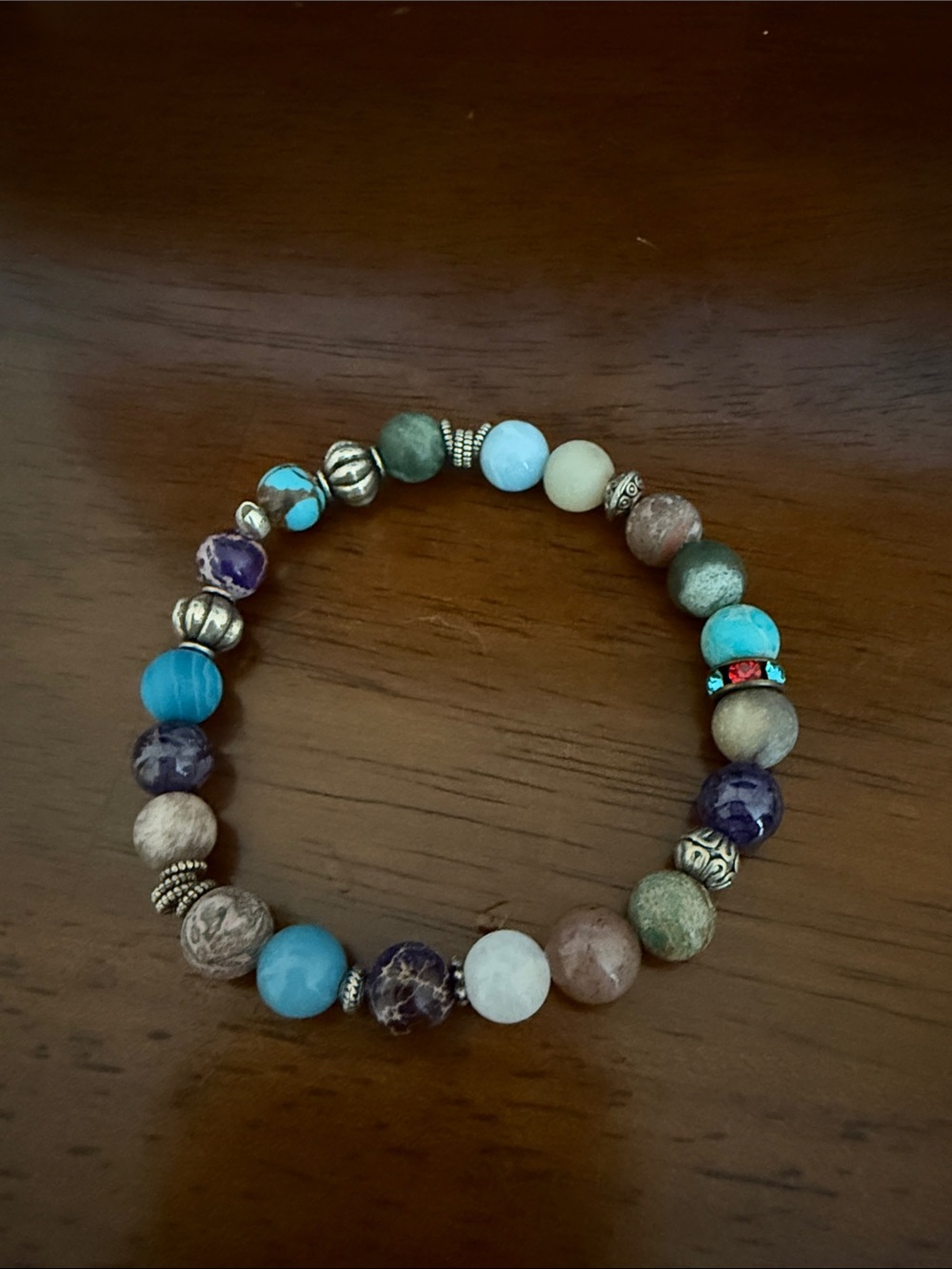 Multicolor Beaded Stretch Bracelet - Women Jewelry